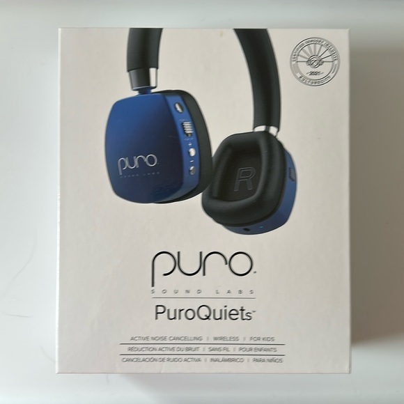 COPY - Puro Sound Labs PuroQuiet Plus Volume Limited On-Ear Active Noise Cancel…